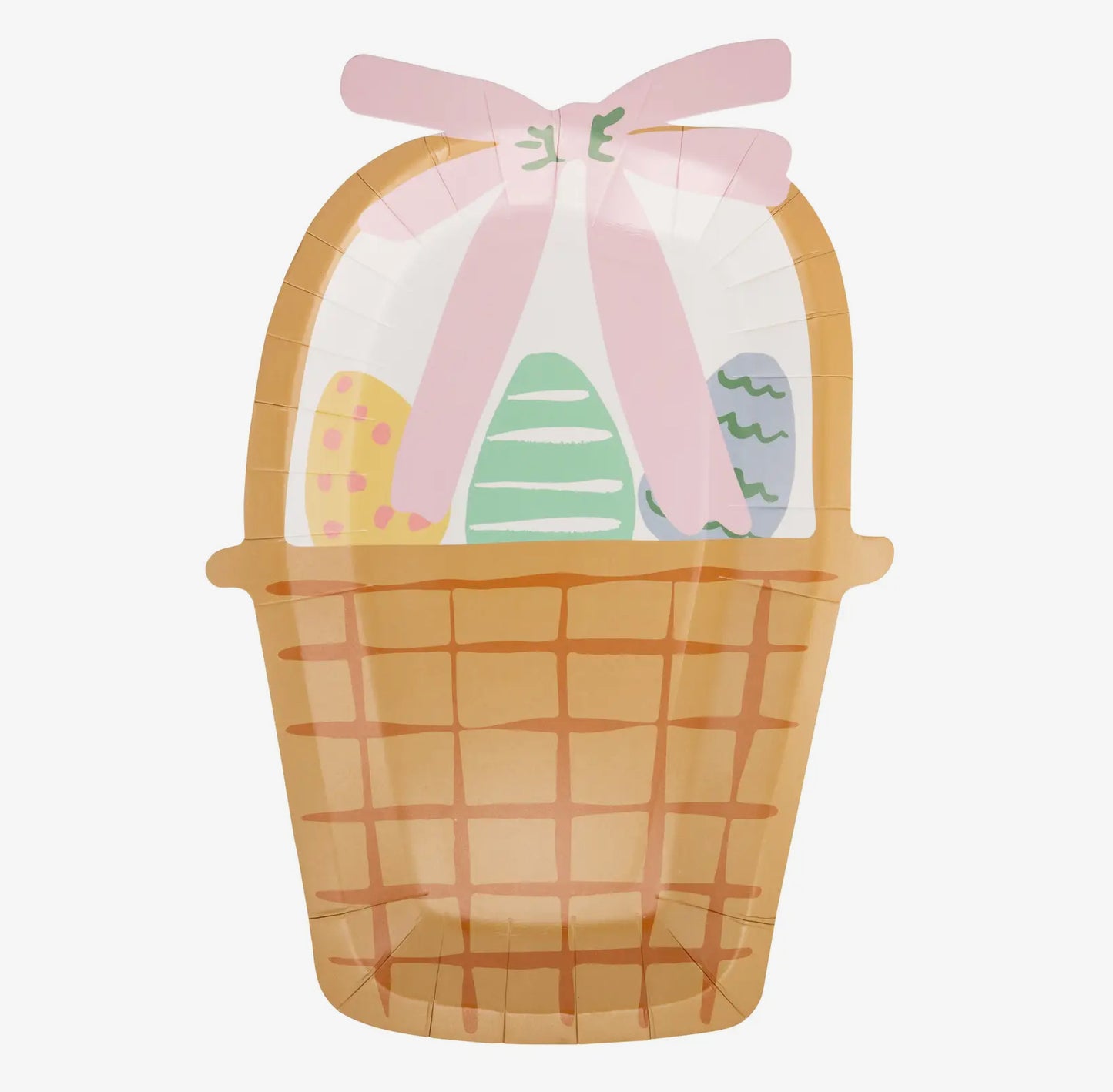 Easter Basket Shaped Plate