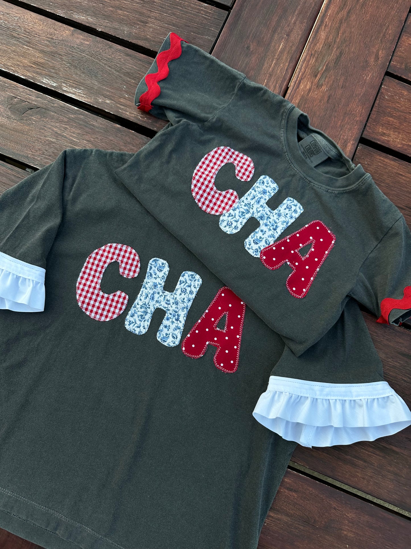 Custom School Spirit Shirt with Trim