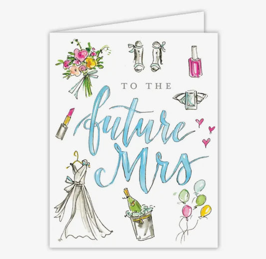 The Future Mrs. Wedding Images Greeting Card