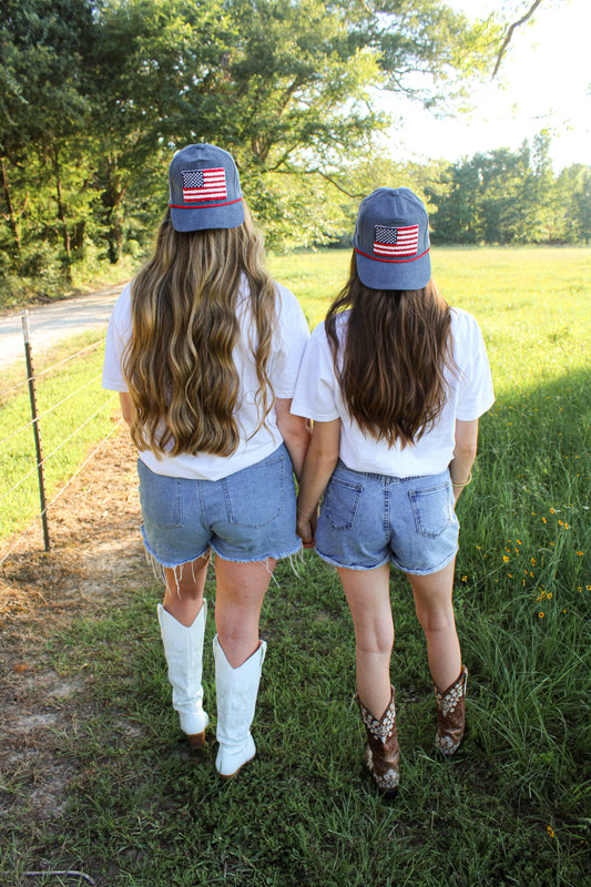 USA Flag Rope Hat