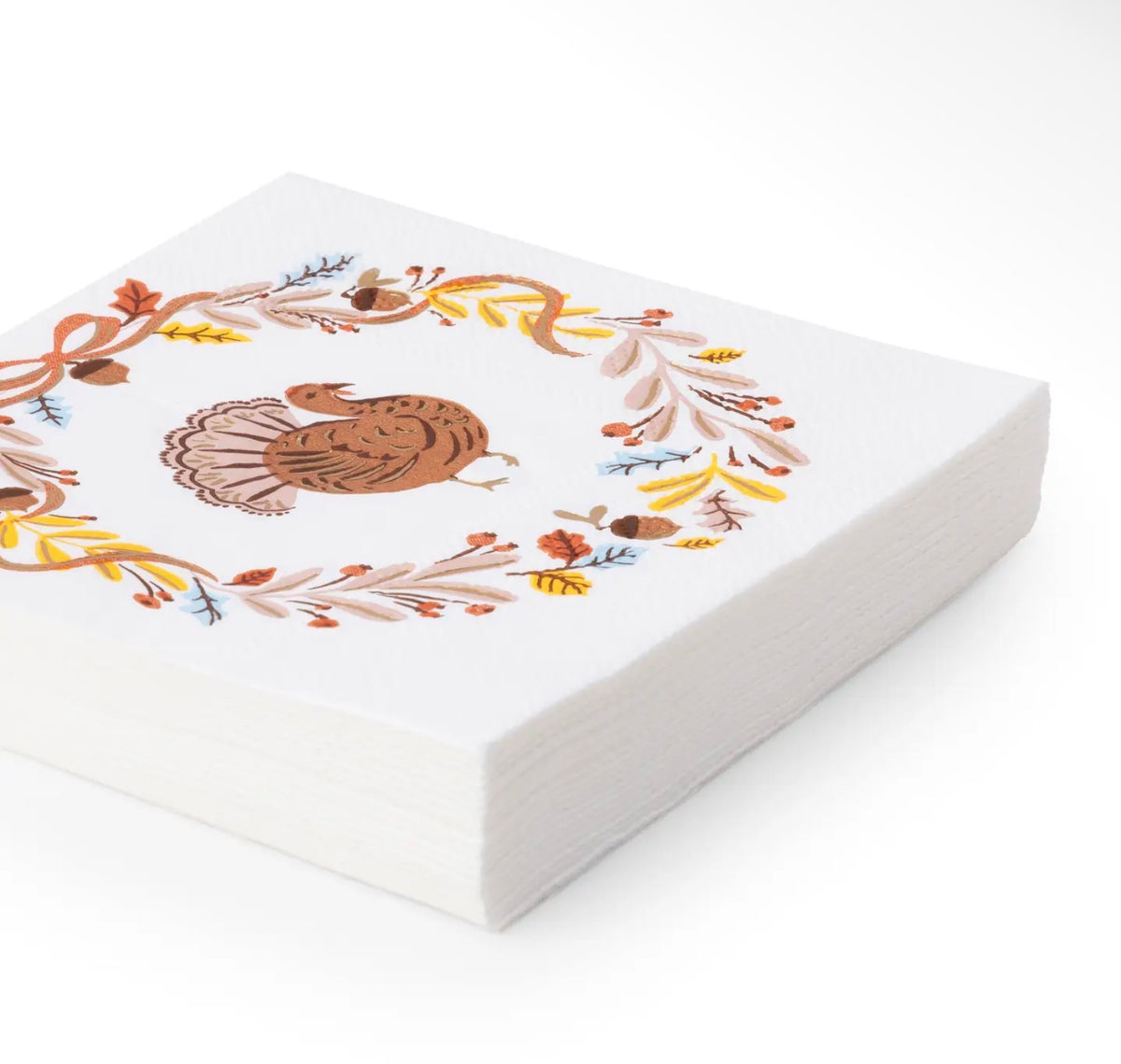 Fall Foliage Turkey Cocktail Napkins