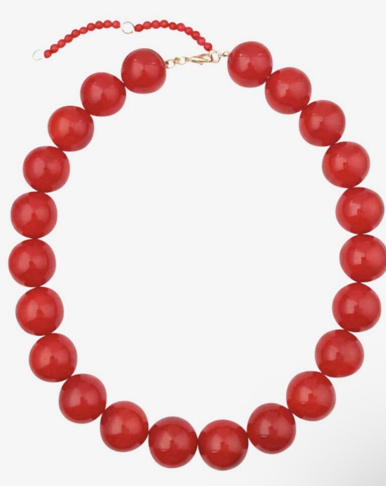Red Gumball Necklace