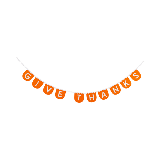 Give Thanks Felt Banner