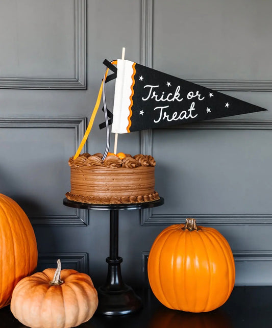 Trick or Treat Felt Pennant