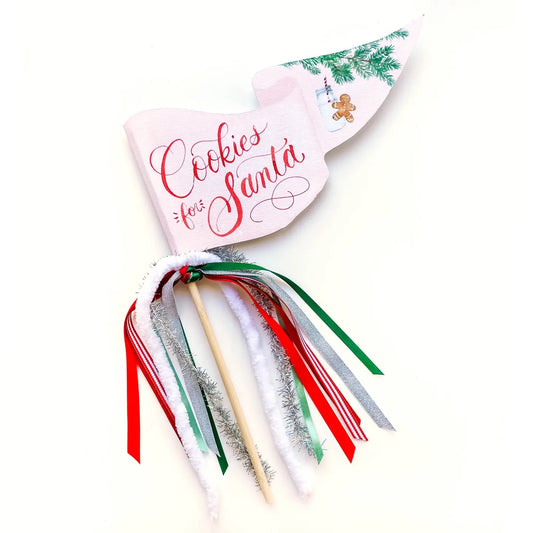 Cookies For Santa Party Pennant