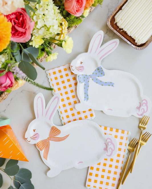 Bunny Shaped Plate Set