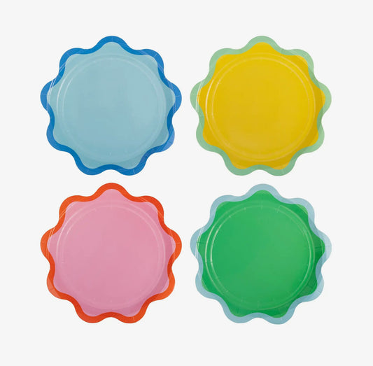 Ric Rac Edge Dessert Plates