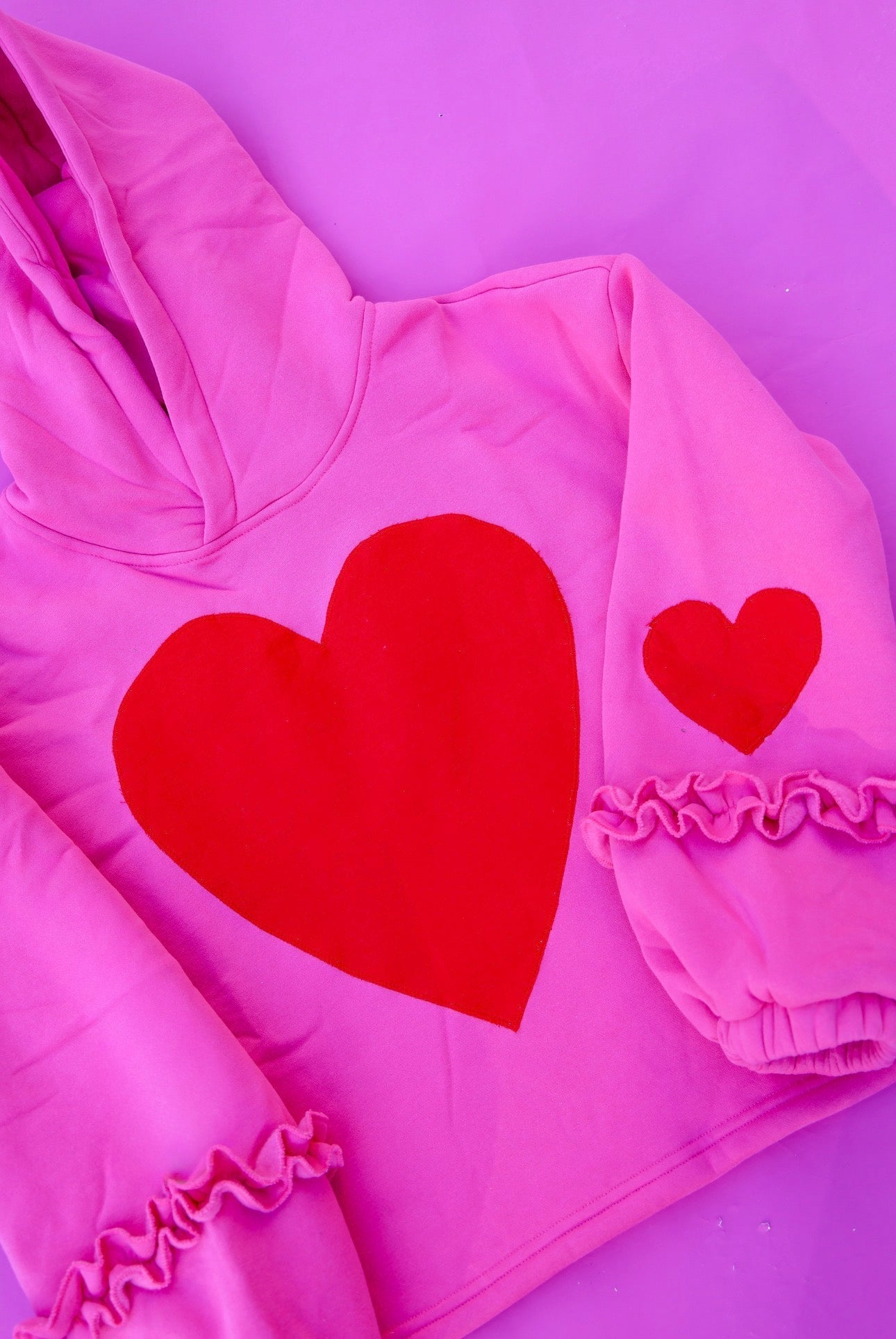 Pink Heart Hoodie