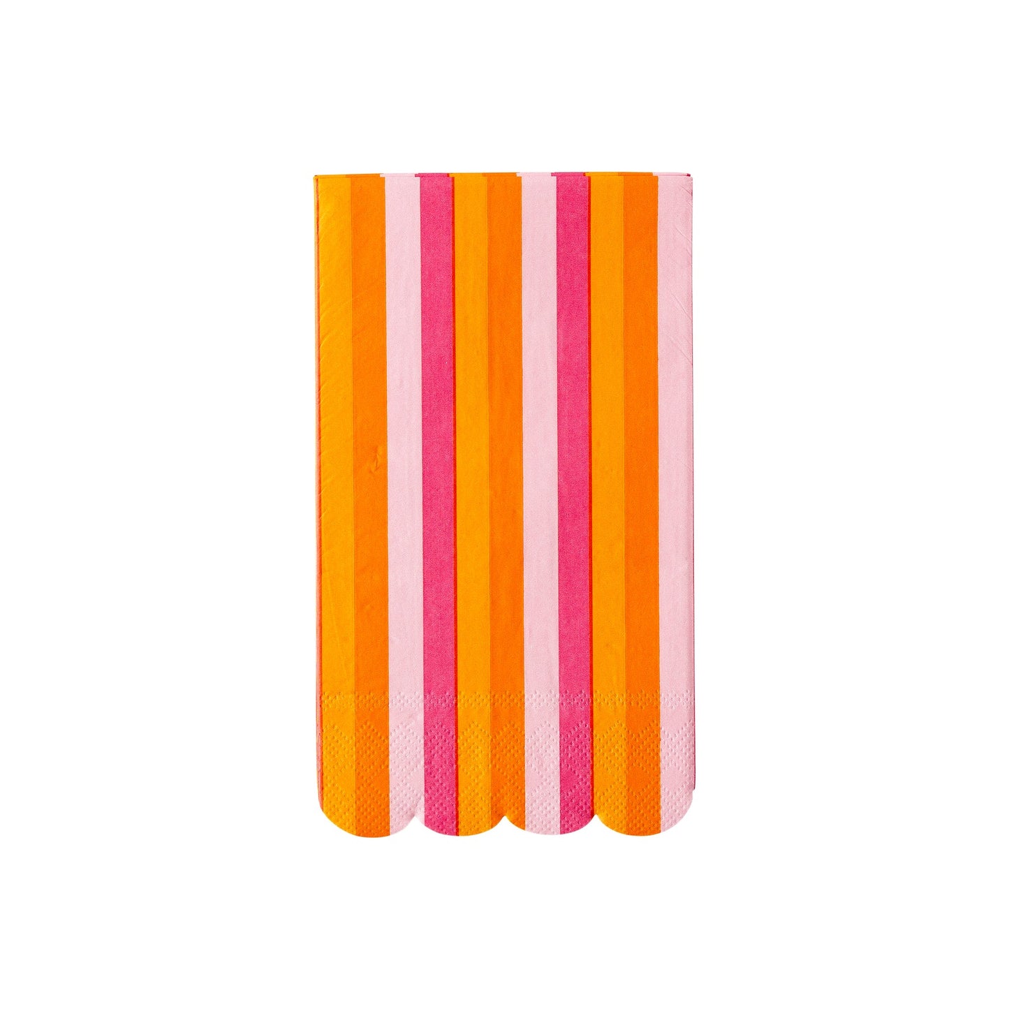 Scallop Pink & Orange Dinner Napkin