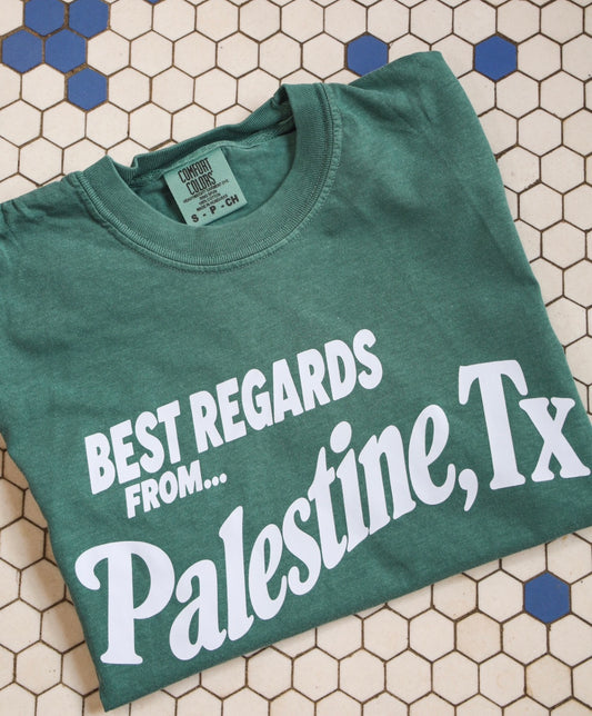 Best Regards Palestine, Tx T-Shirt