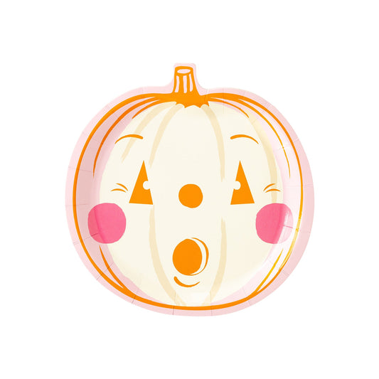 Pink Pumpkin Plate