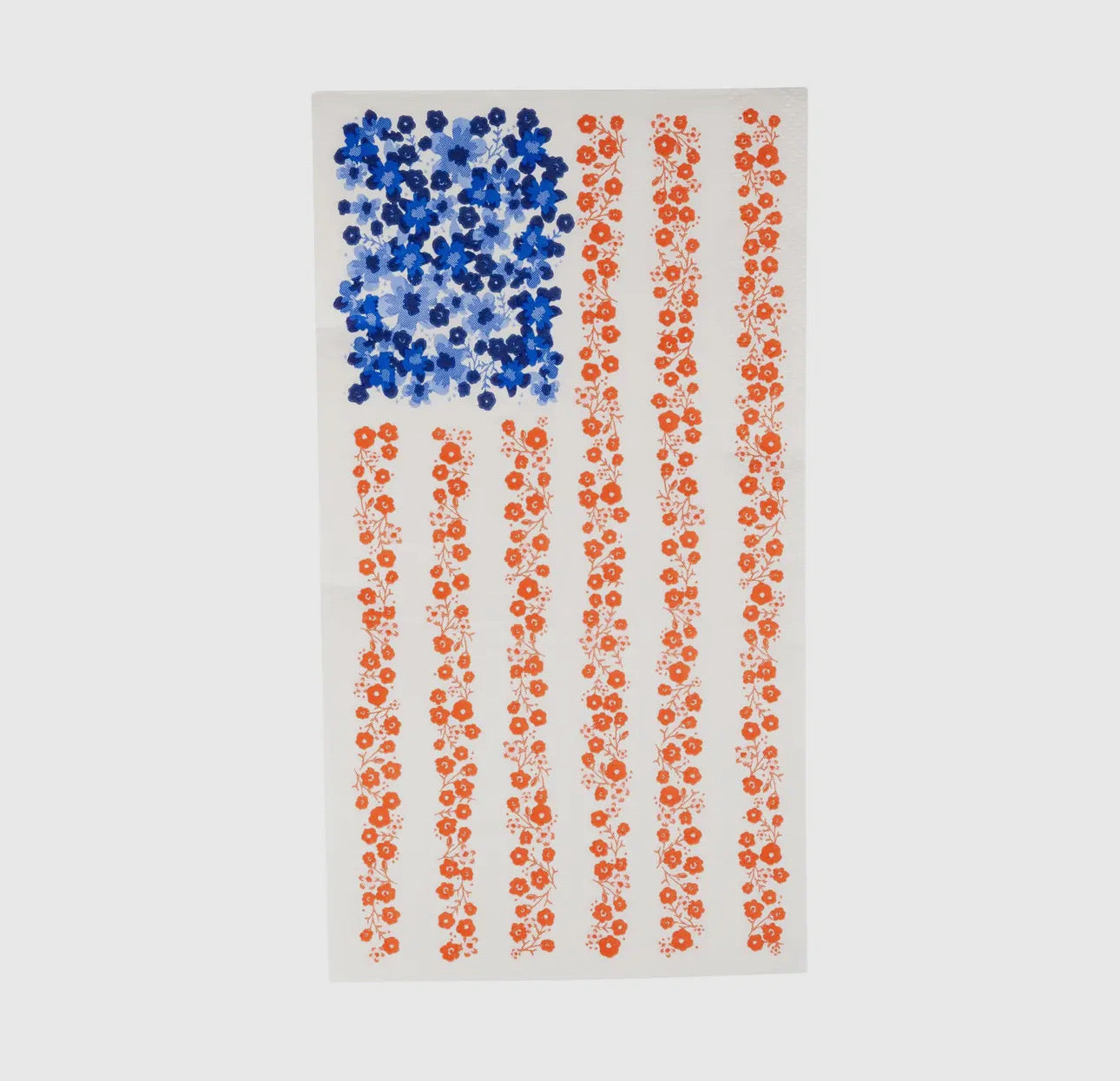 Floral Flag Guest Napkin