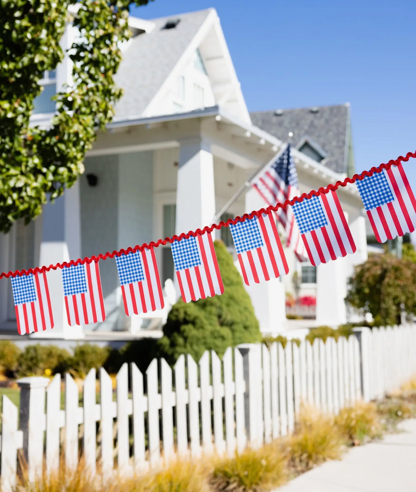 Gingham Flag Banner