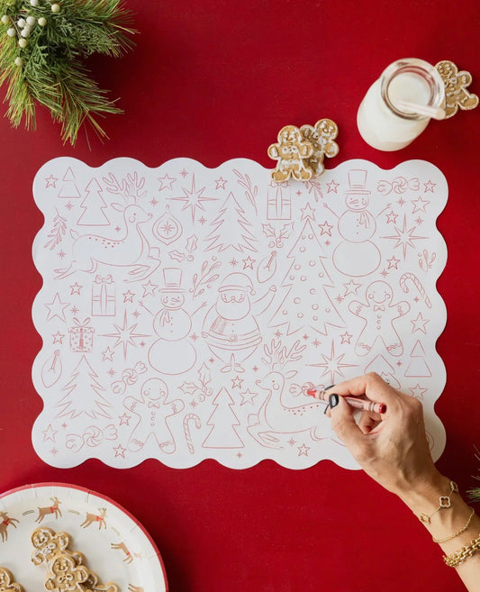 Christmas Coloring Activity Placemat