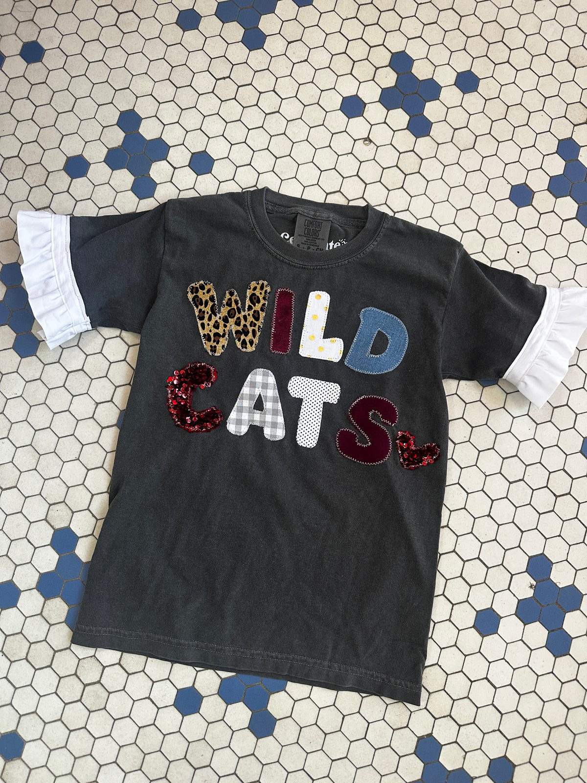 Custom Youth School Spirit Shirt with Trim