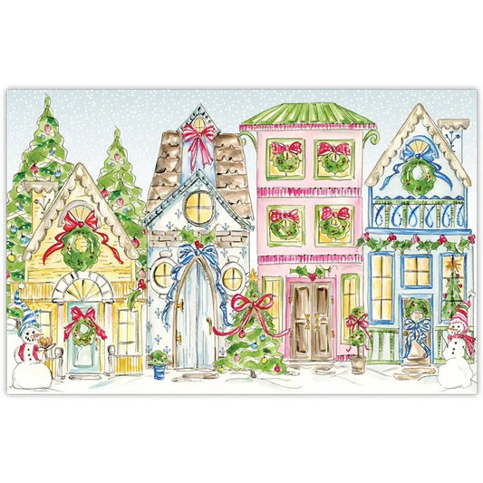 Snow Village Placemat