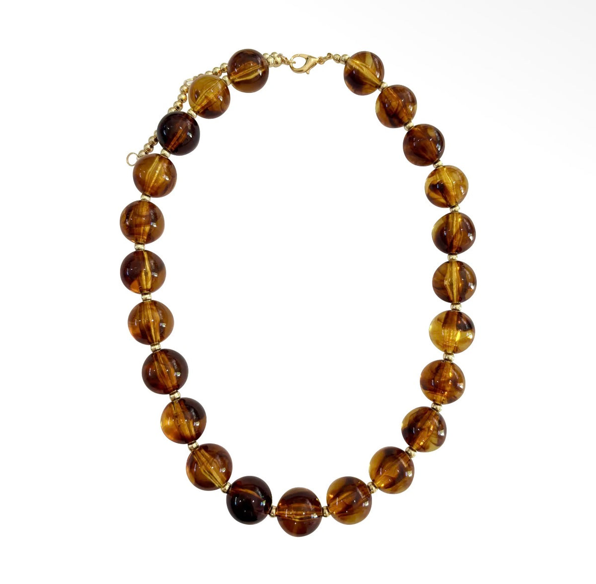 Tortoise Beaded Necklace