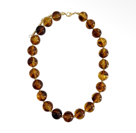 Tortoise Beaded Necklace