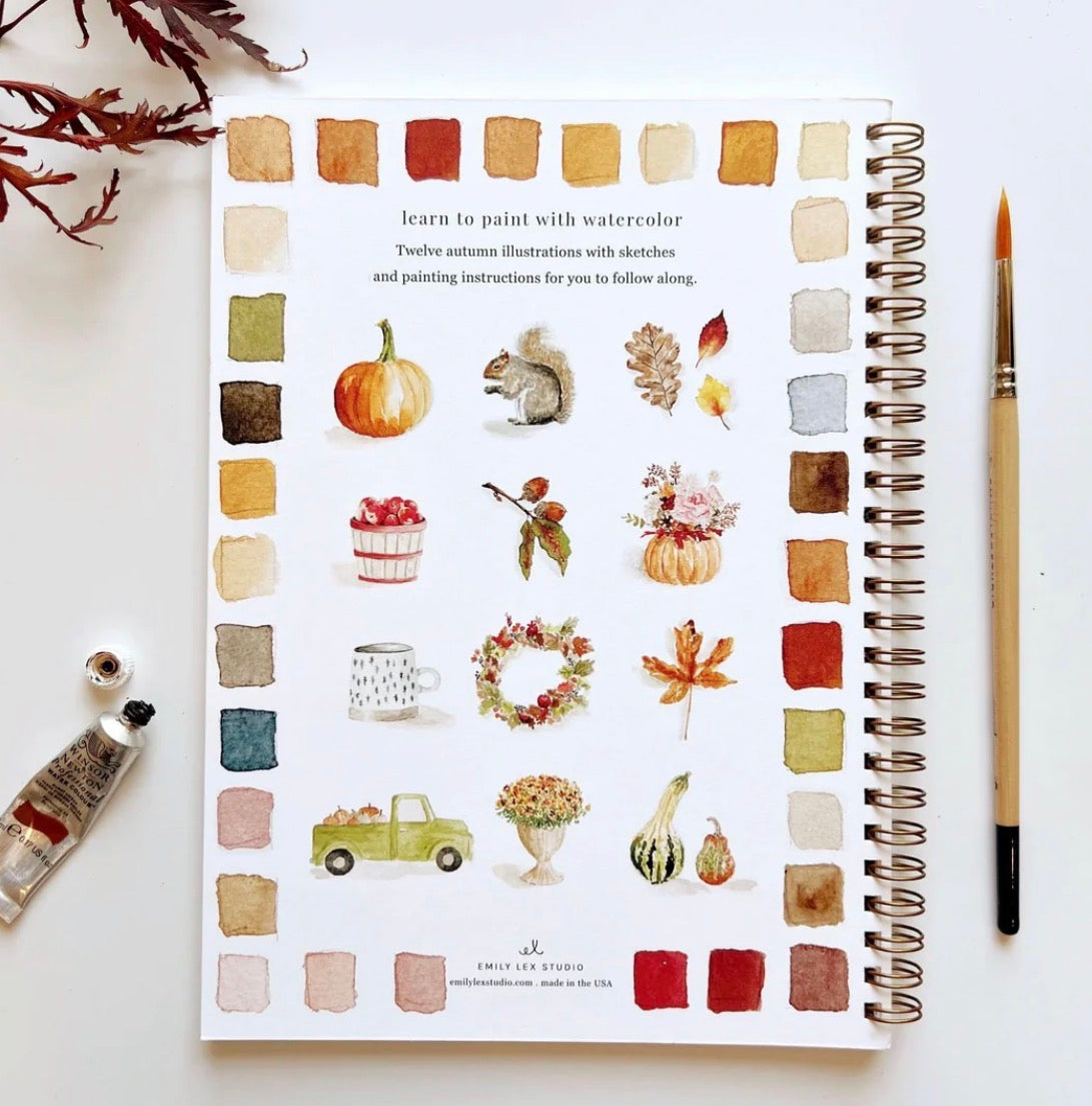Autumn Watercolor Workbook