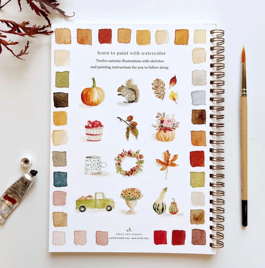 Autumn Watercolor Workbook