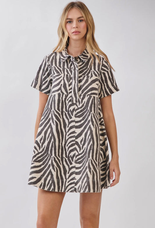 Zebra Print Dress