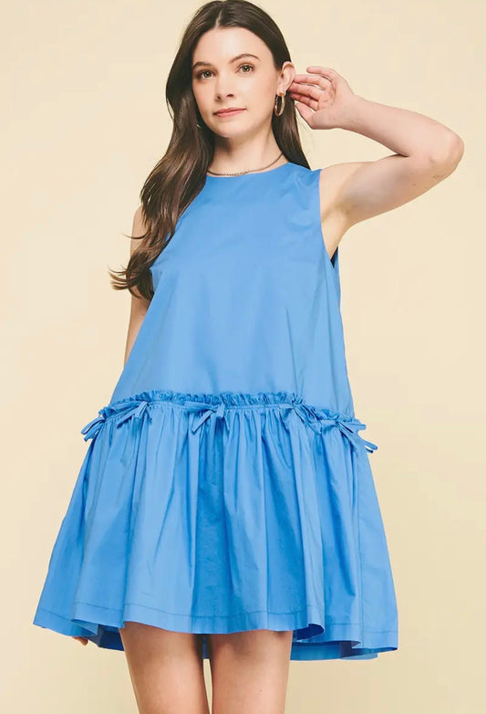Blue Bow Dress