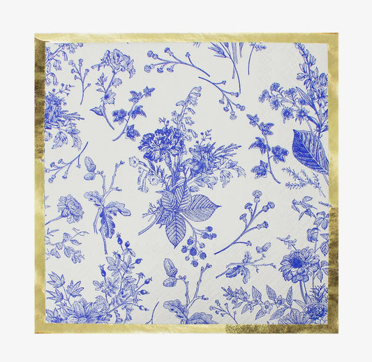 Timeless Blue Cocktail Napkin