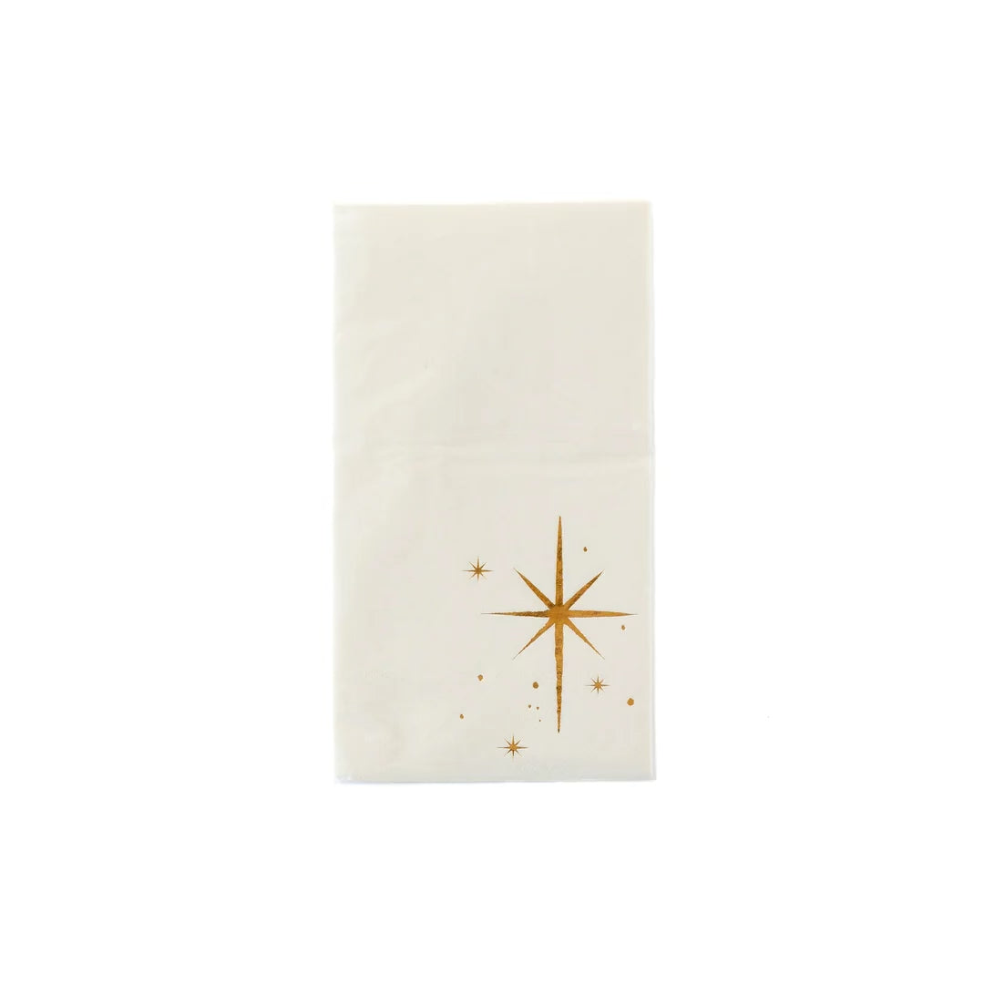 Silent Night Star Guest Towel