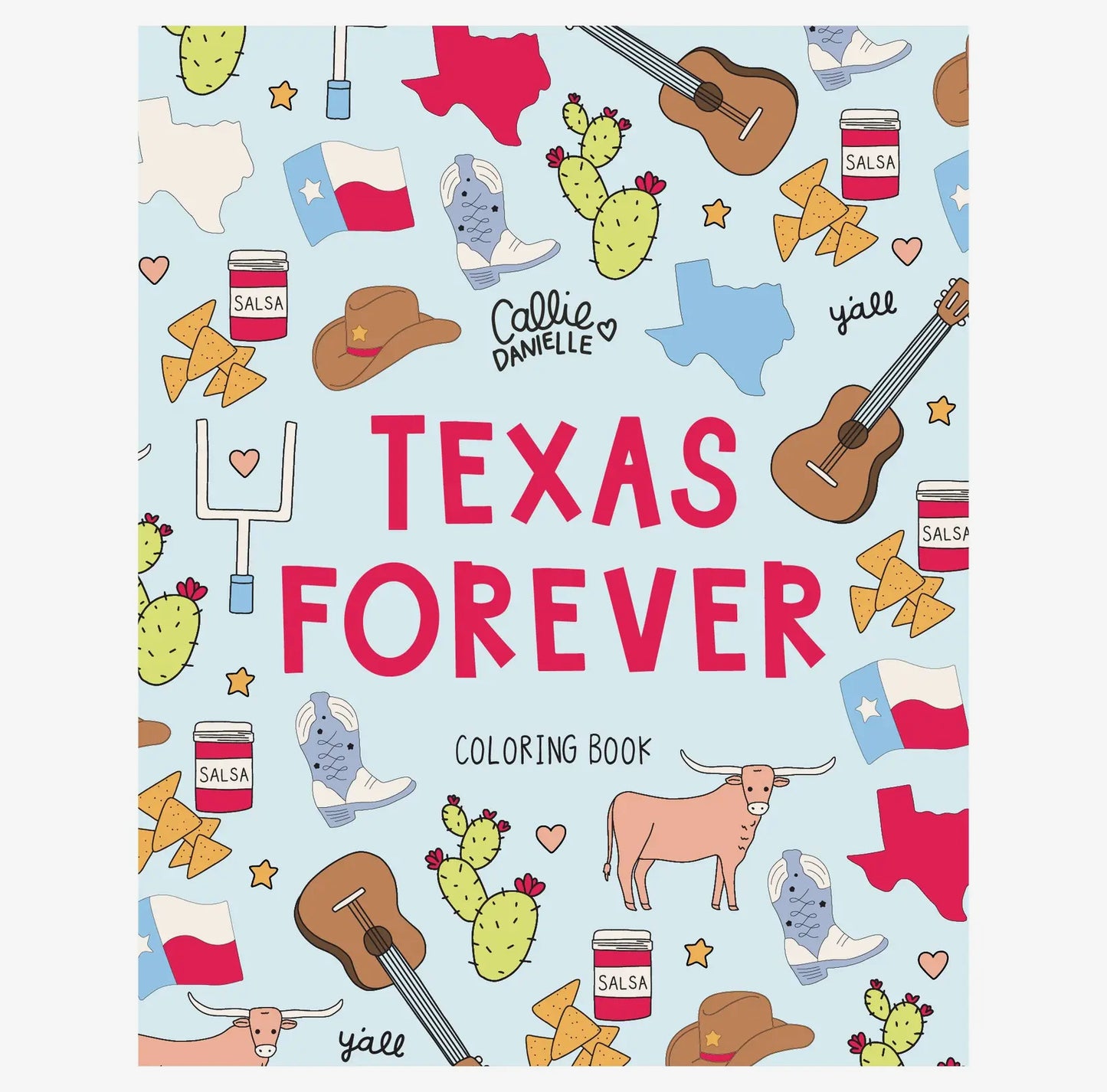 Texas Forever Western Coloring Book
