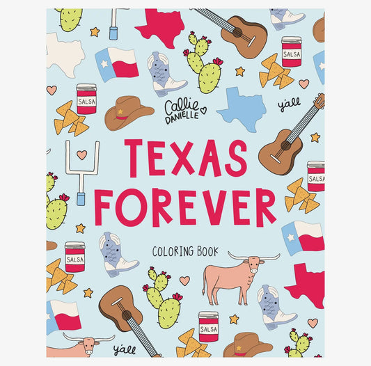 Texas Forever Western Coloring Book