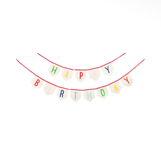 Happy Birthday Felt Banner