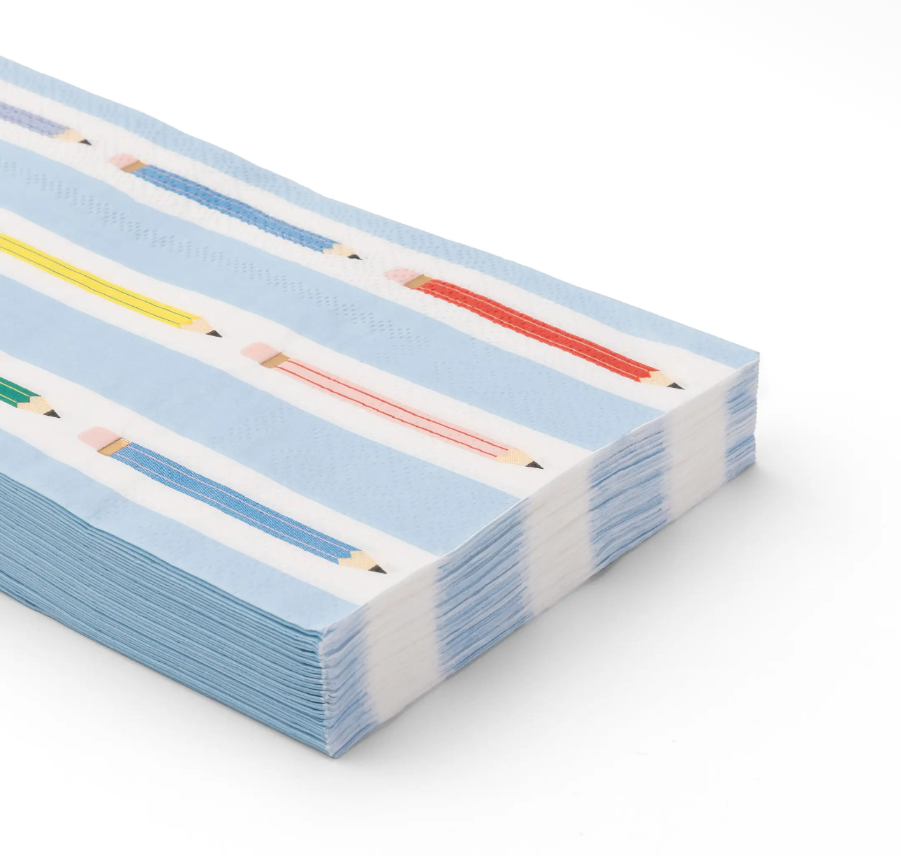Pencil Stripe Back to School Guest Towels
