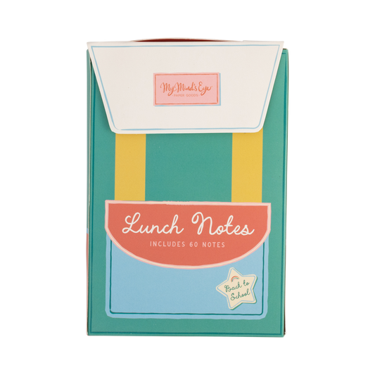 Back to School Lunchbox Notes