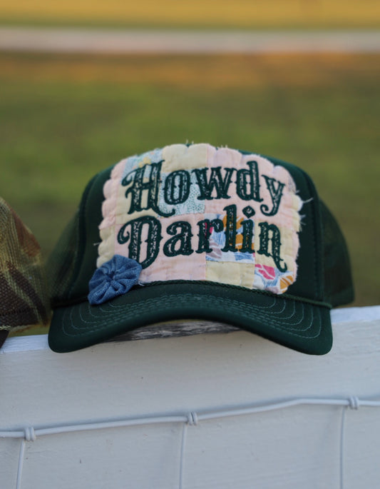 Vintage Howdy Darlin’ Trucker Hat Green