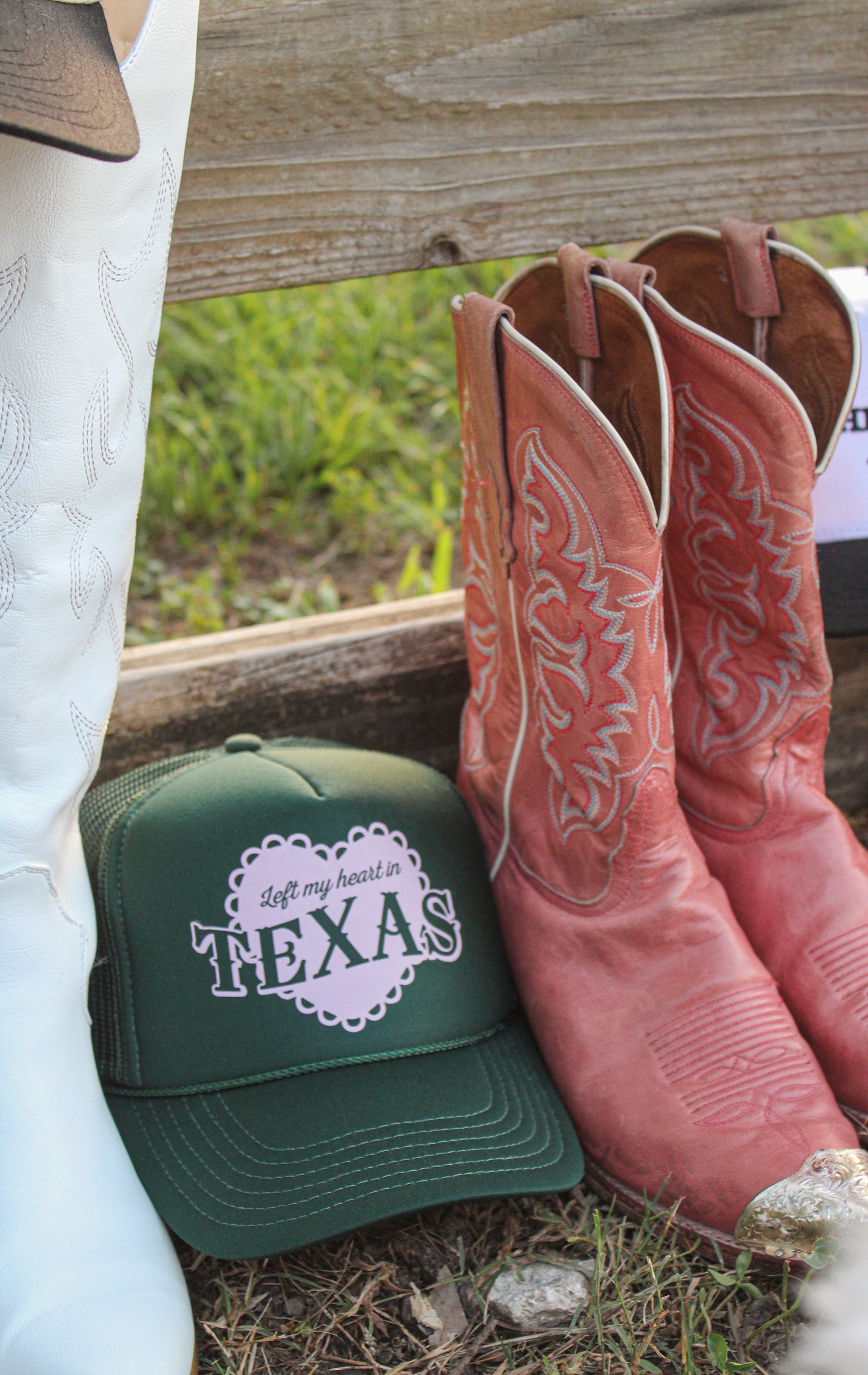 Left My Heart in Texas Trucker Hat