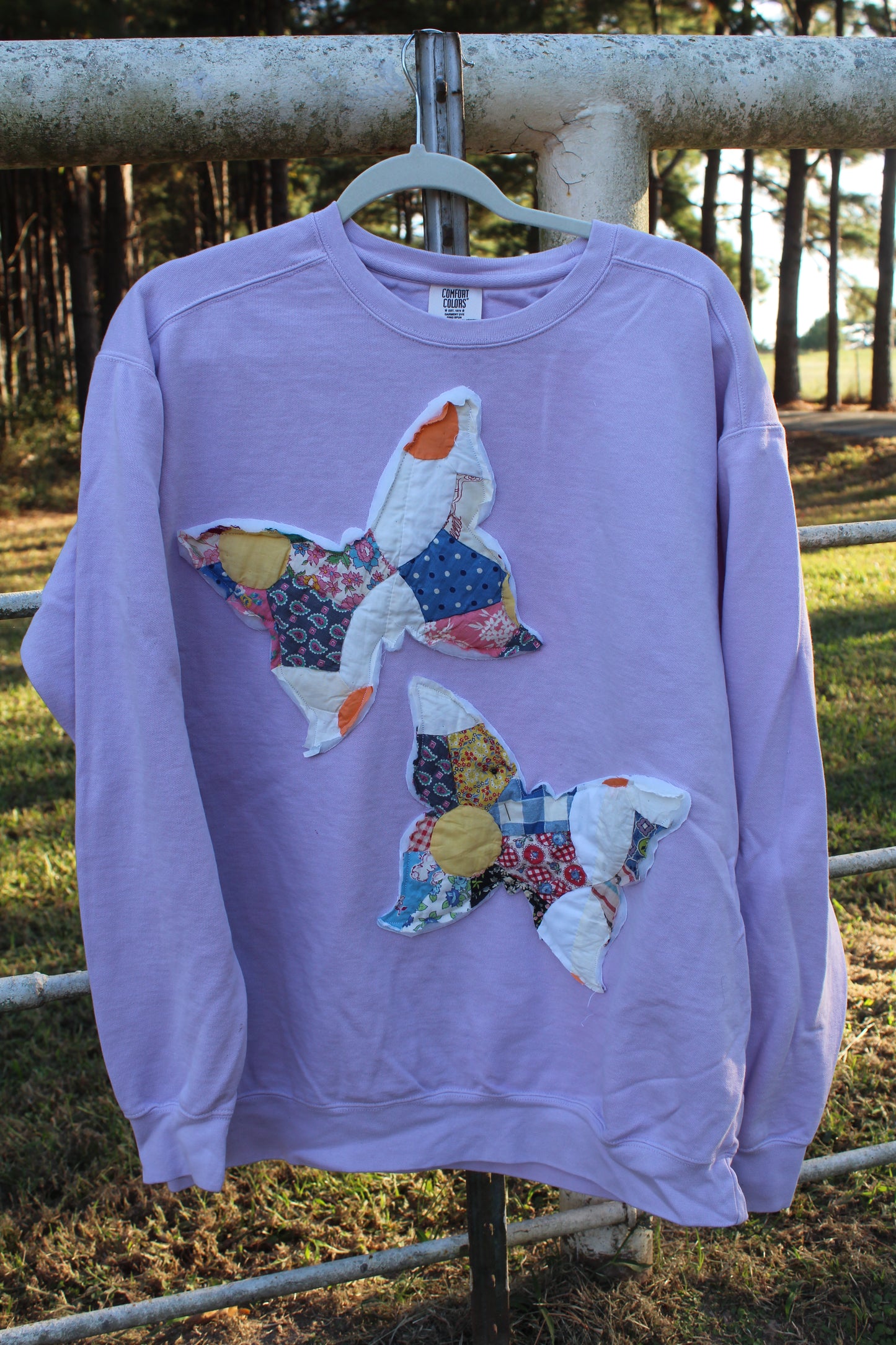 Quilted Butterflies Sweatshirt