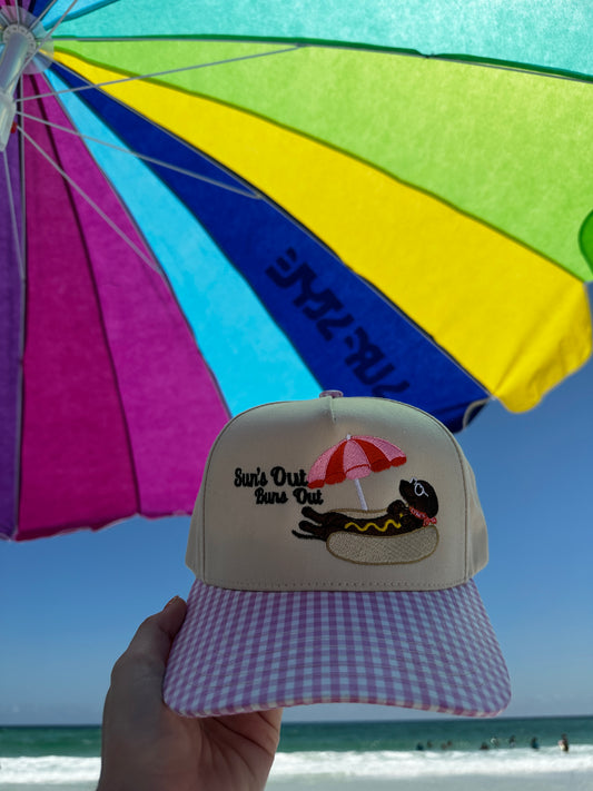 Suns Out Buns Out Weiner Dog Trucker Hat