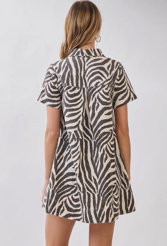 Zebra Print Dress