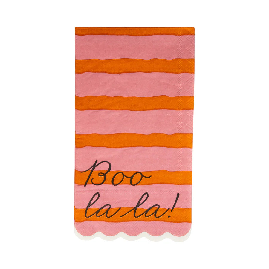 Pink & Orange Boo La La Dinner Napkin