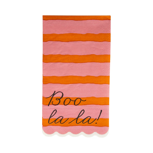 Pink & Orange Boo La La Dinner Napkin