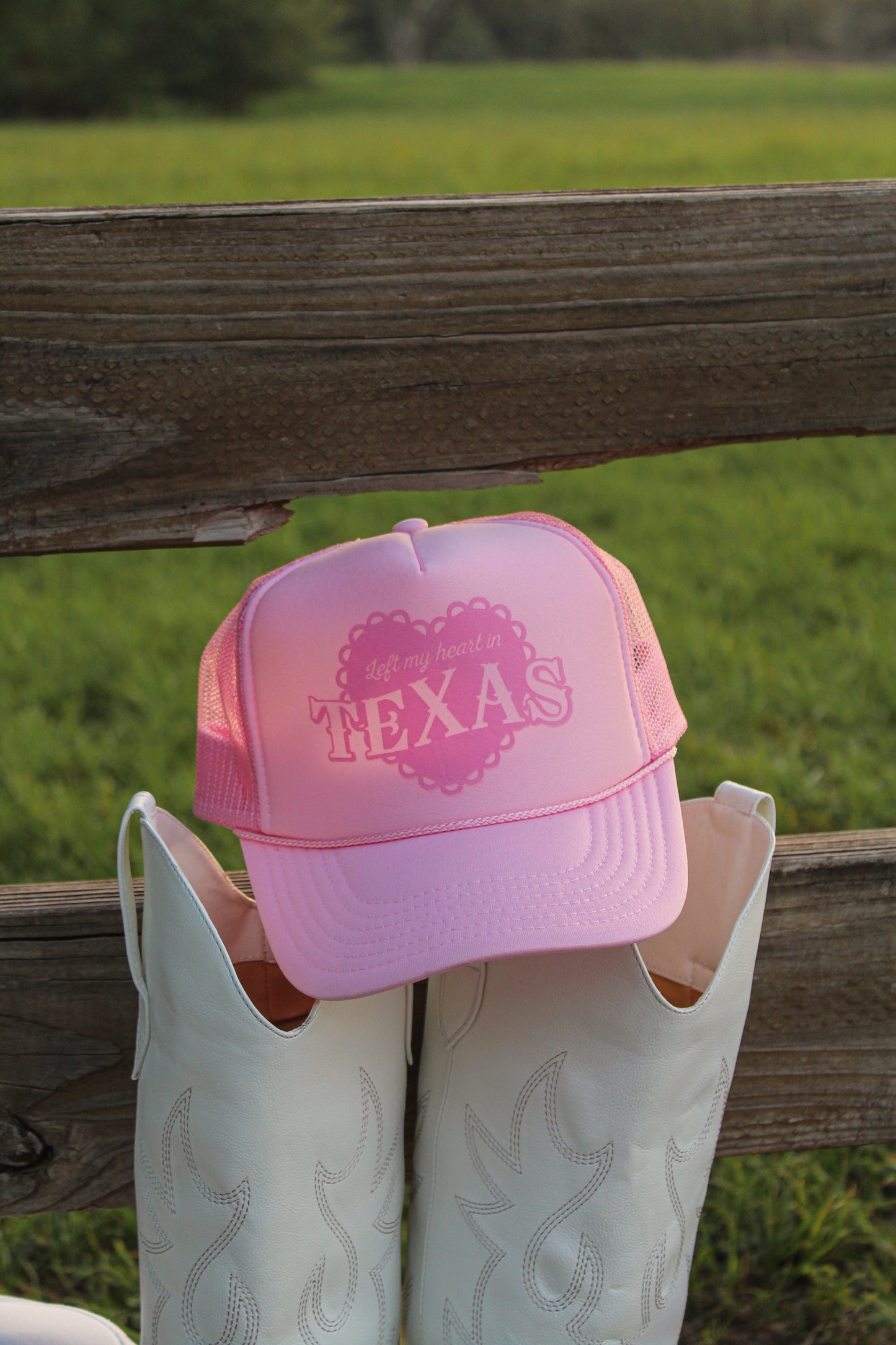 Left My Heart in Texas Trucker Hat