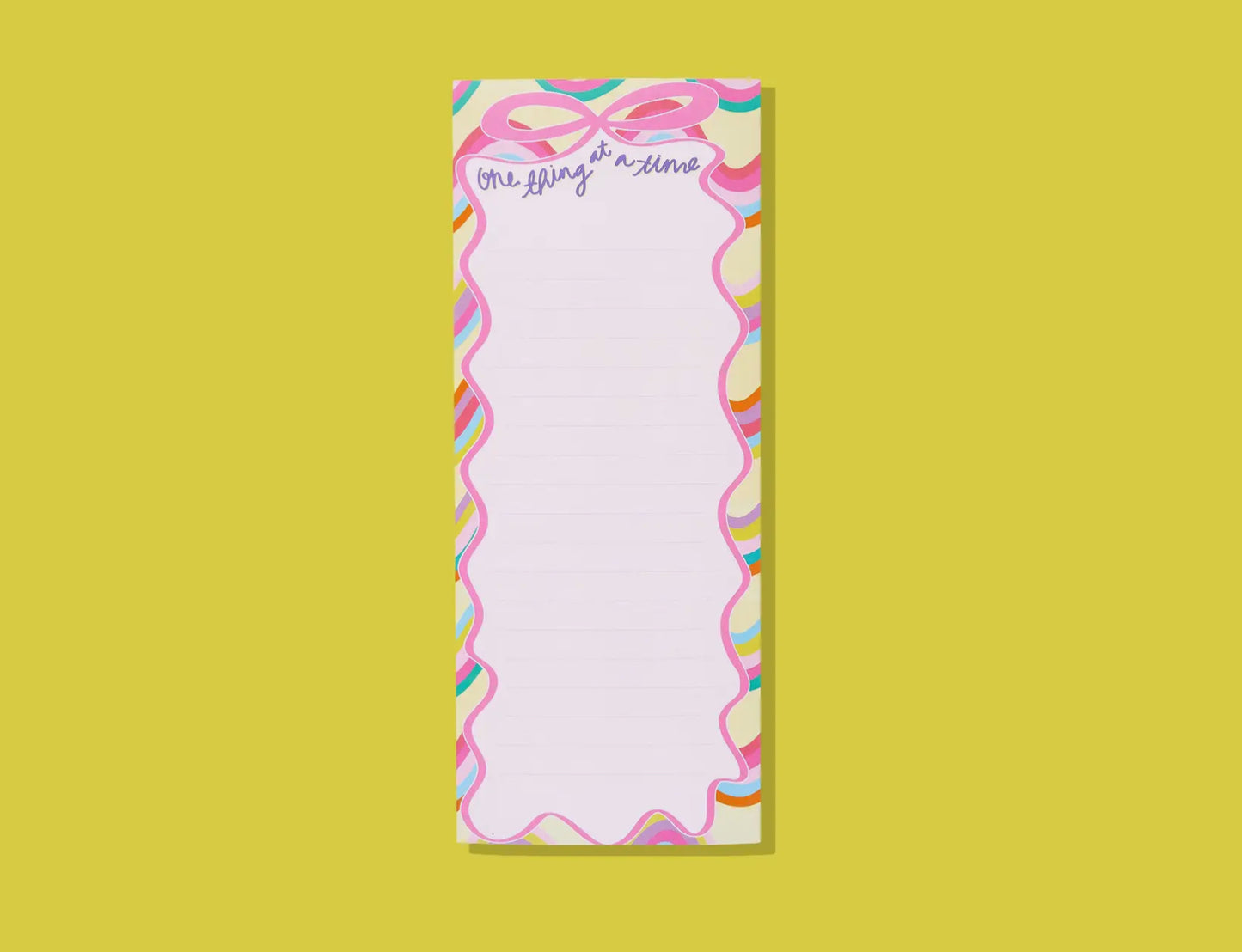 One Thing At A Time List Pad