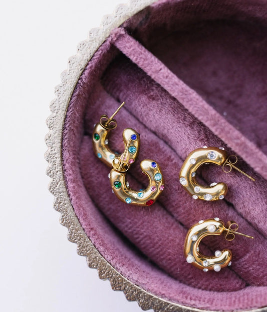 Colorful Hoop Earrings