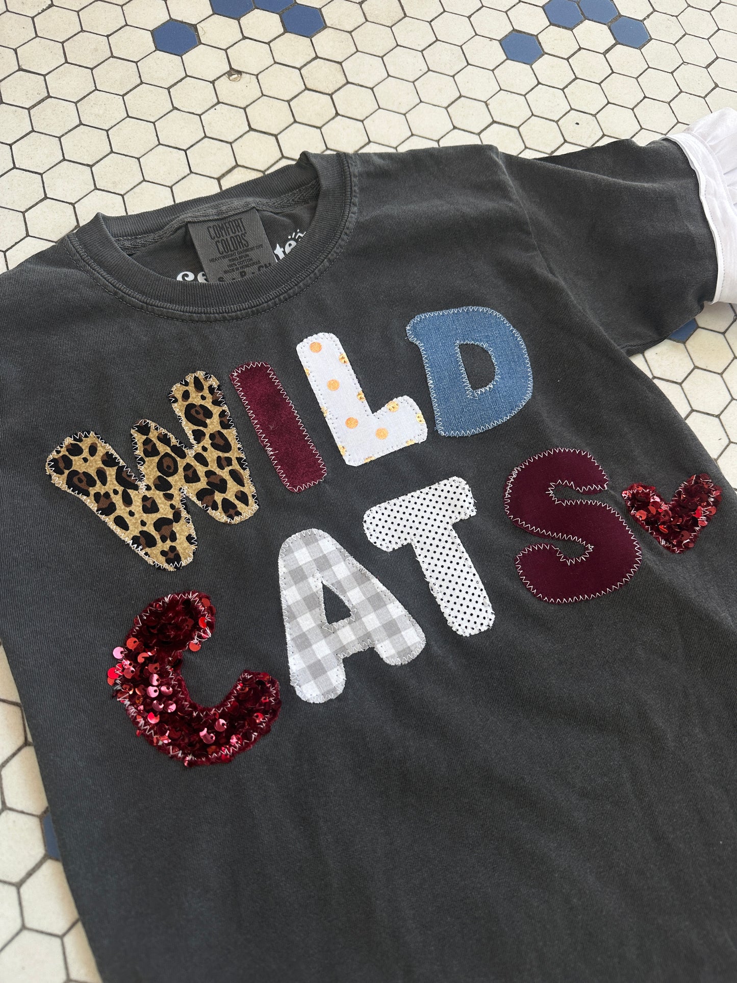 Custom Youth School Spirit Shirt with Trim