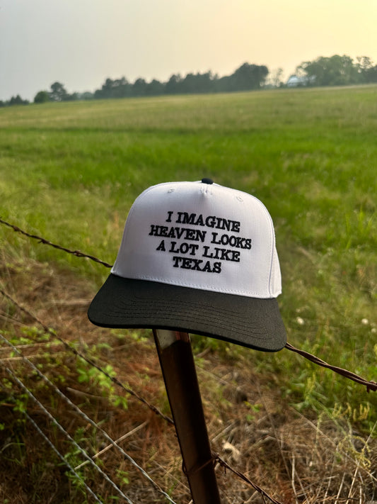 I Imagine Heaven Looks Like TX Trucker Hat