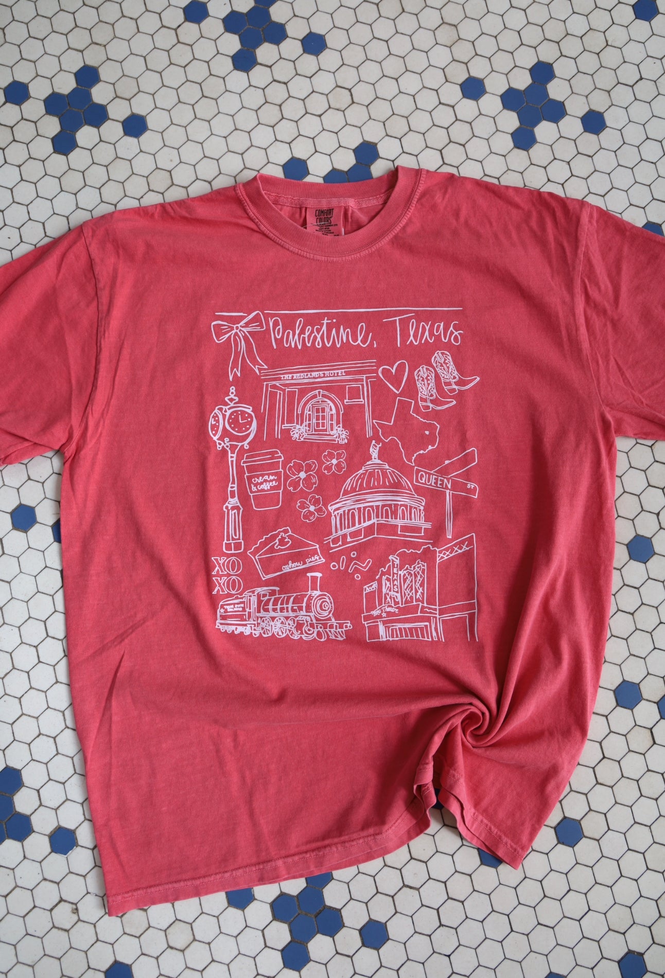 Palestine Tx Doodle T-Shirt