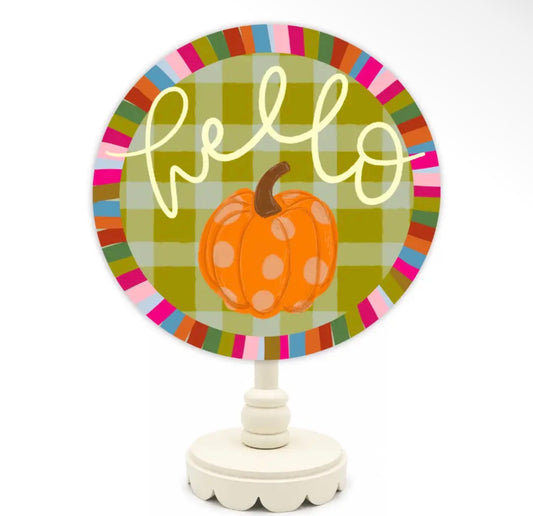 Hello Pumpkin Jewel Topper