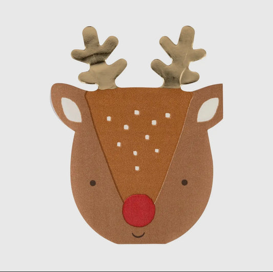 Rudolph Shaped Napkin