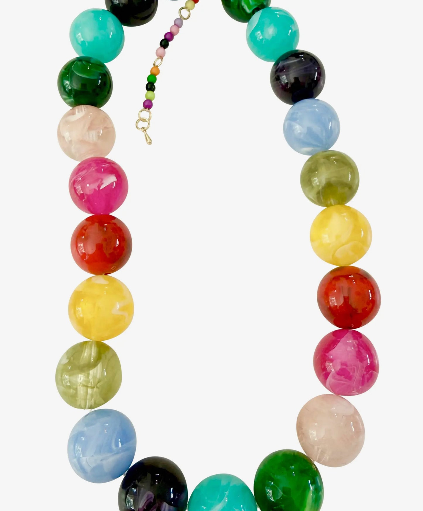 Multi Chunky Beaded Necklace