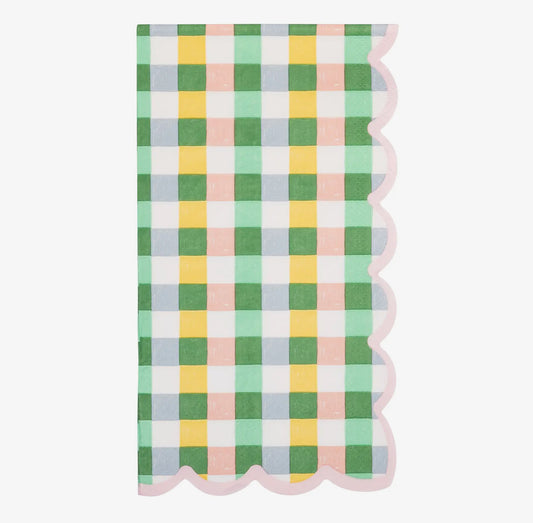 Hopscotch Gingham Dinner Napkin